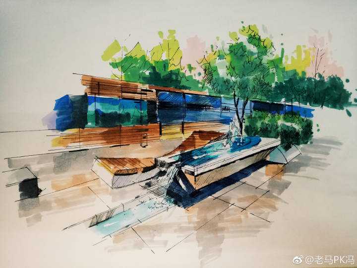 环艺马克笔