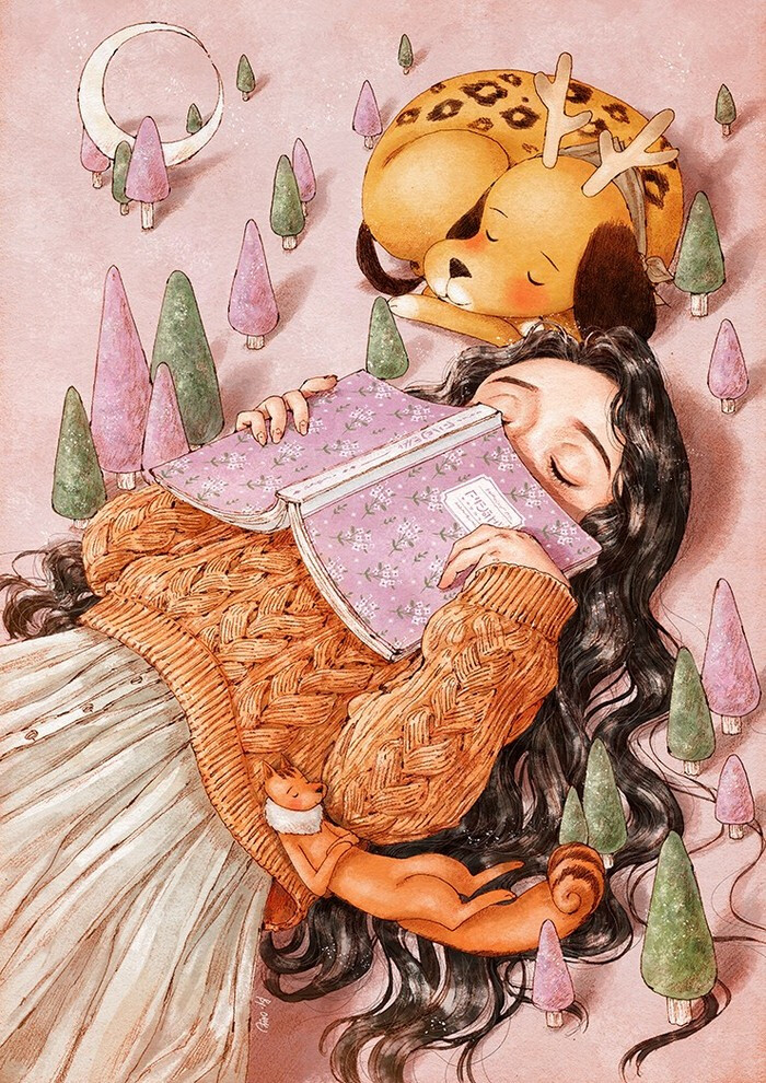 森林女孩日记 - 堆糖,美图壁纸兴趣社区
