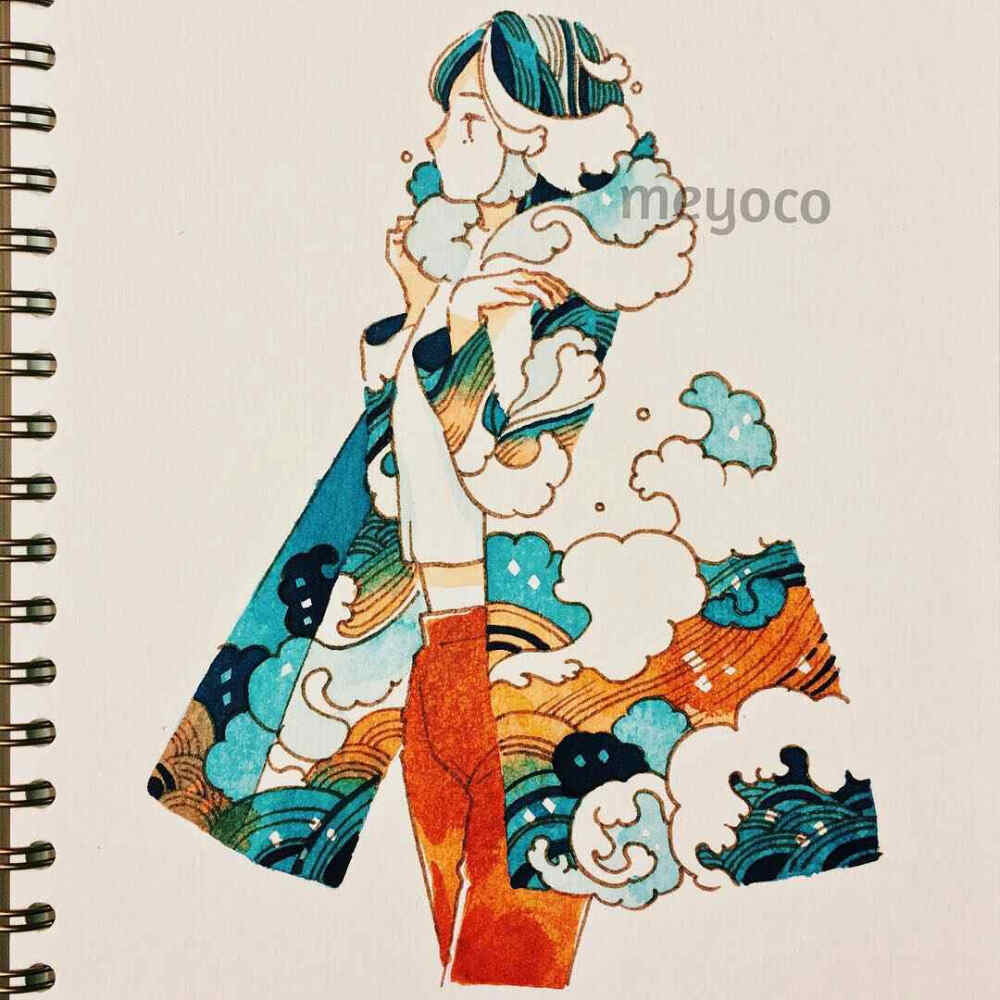手绘ins:meyoco