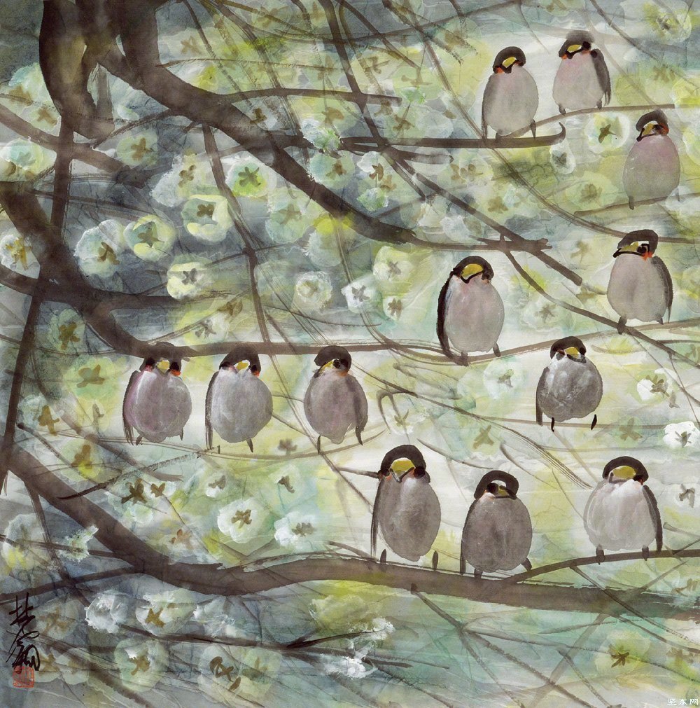 国画大家,林风眠先生绘画作品.