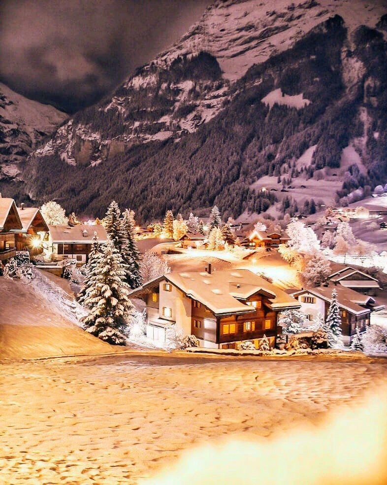 冬夜的瑞士,童话世界般美好!