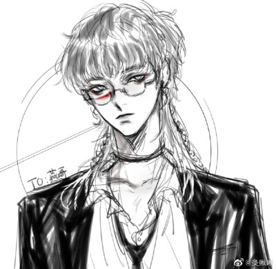 华晨宇手绘饭绘漫画祝华晨宇0207生日快乐