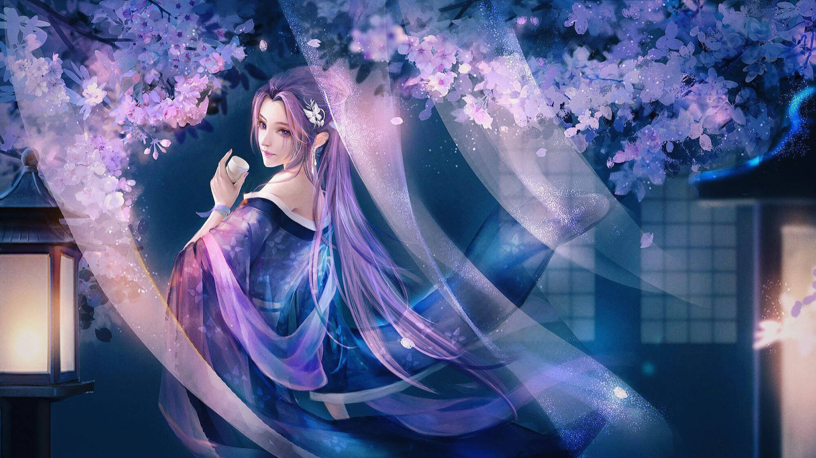 紫女最美壁纸图片图片