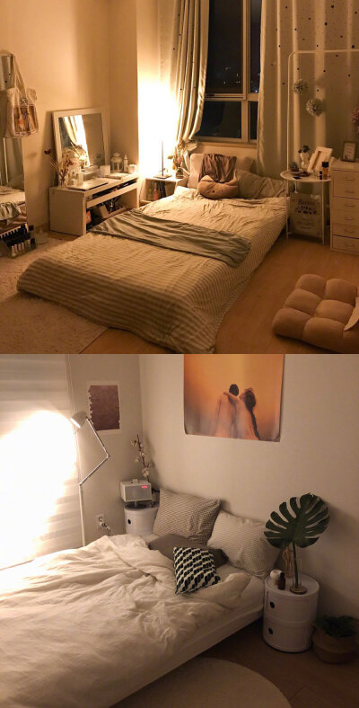 ins风女生卧室布置参考,把房间装扮成自己喜欢的样子