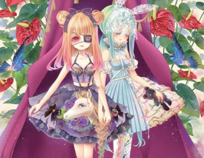 hello甜心 rocky君 萌妹子 动漫 美少女 服装设计搭配 洛可可