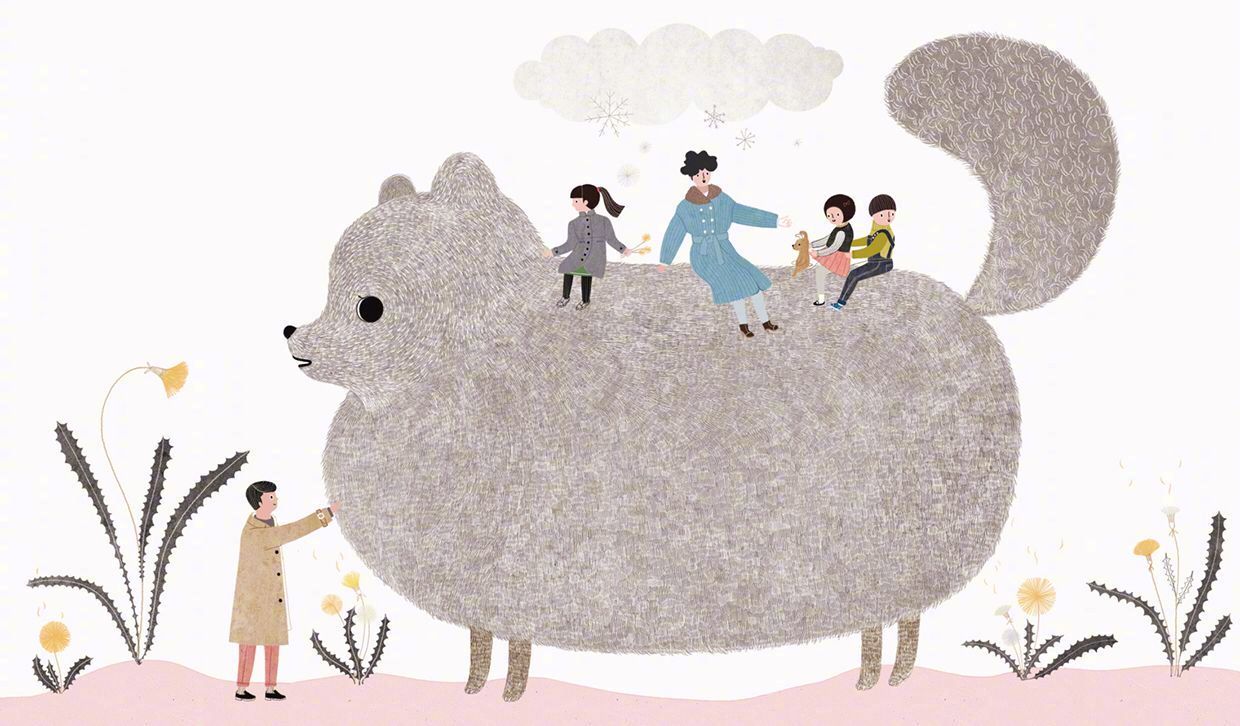 by 韩国插画师 seungyoun kim - 堆糖,美图壁纸兴趣社区