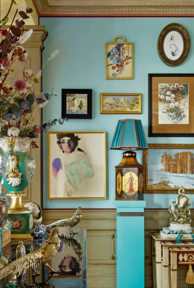 蒂芙尼蓝 金色系