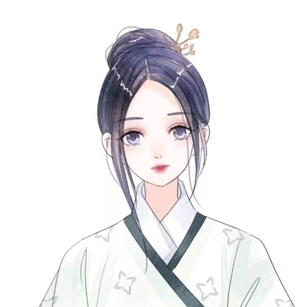 手绘女生小头像