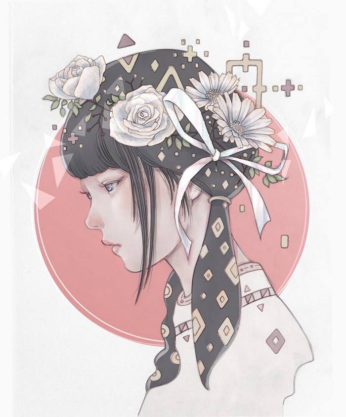 唯美少女插画 ~ 画师木村智博作品