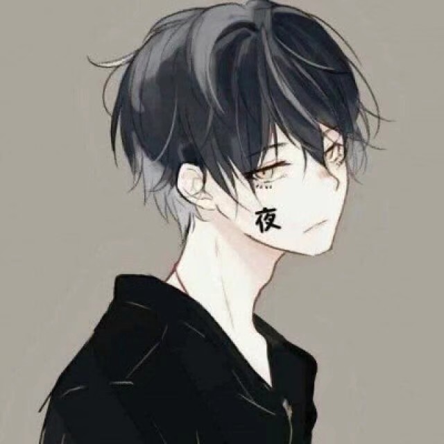 动漫单人男头
