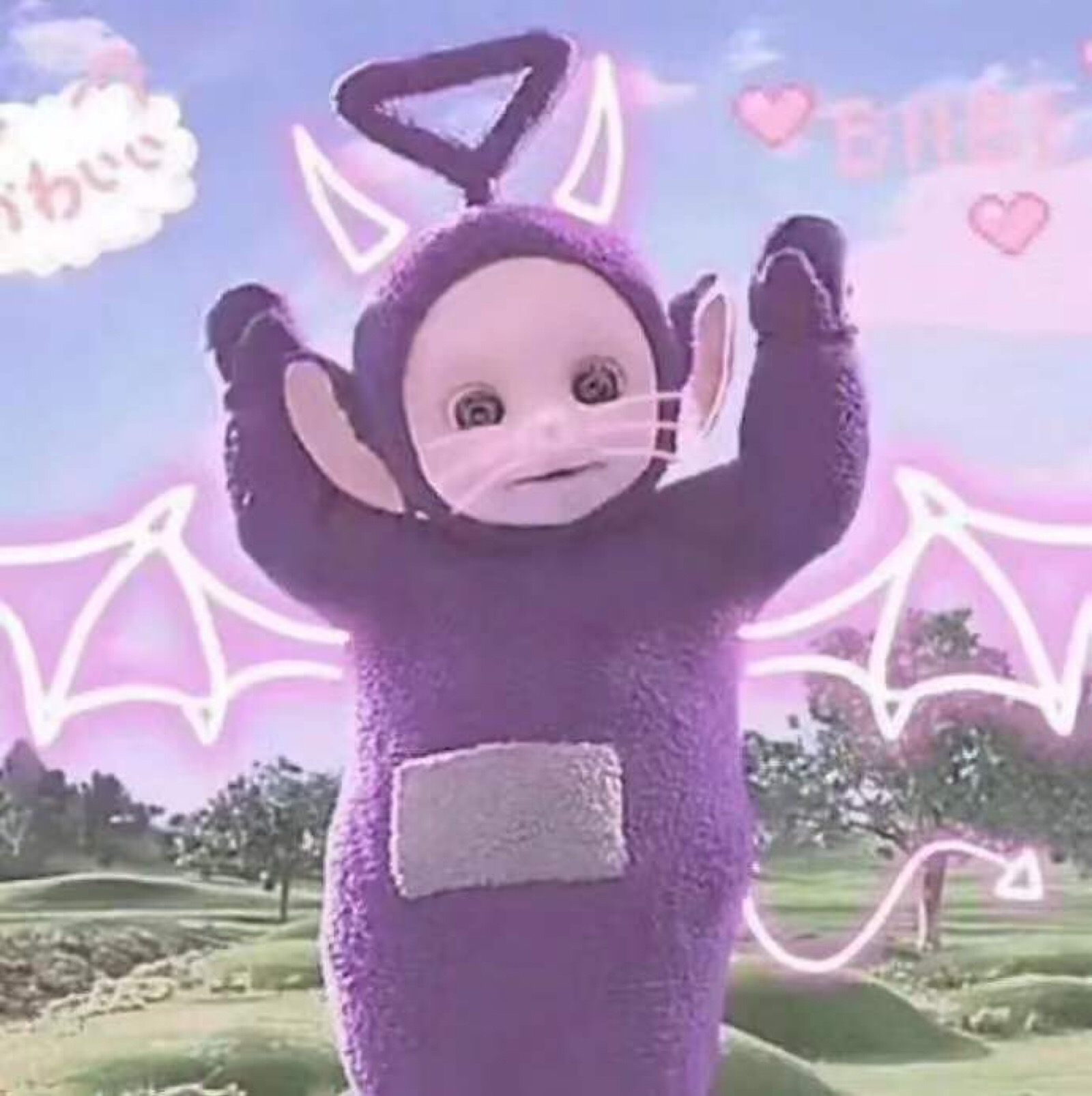 天线宝宝紫色头像图片