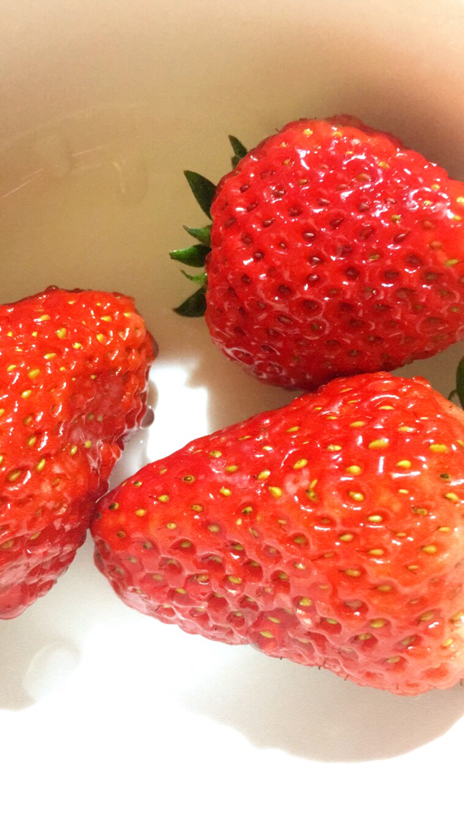 自己拍的草莓