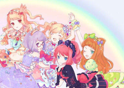 偶像活动stars〔虹野梦&樱庭劳拉&香澄真昼&七仓小春&早乙女亚子〕