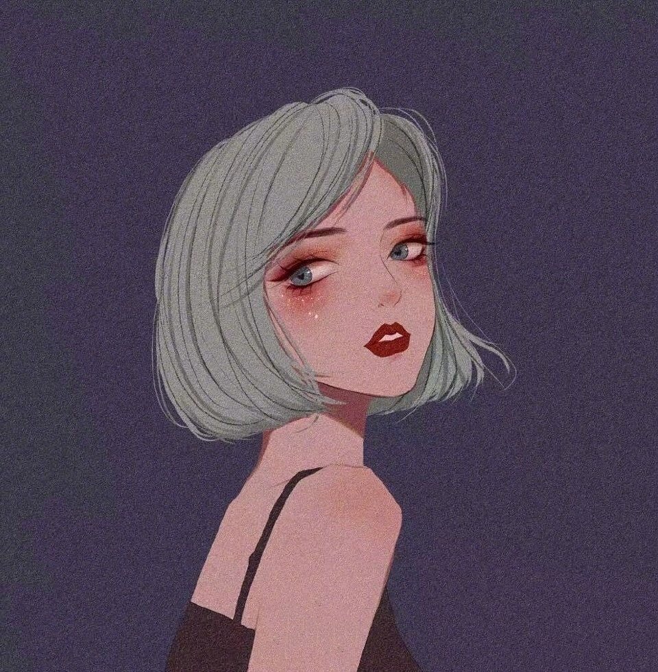 动漫女生头像图片源于wb 画师:一捆蒜,喜关