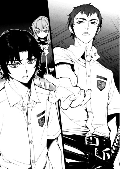 终结的炽天使前传小说官图主角是一濑红莲! 他好美我好爱!