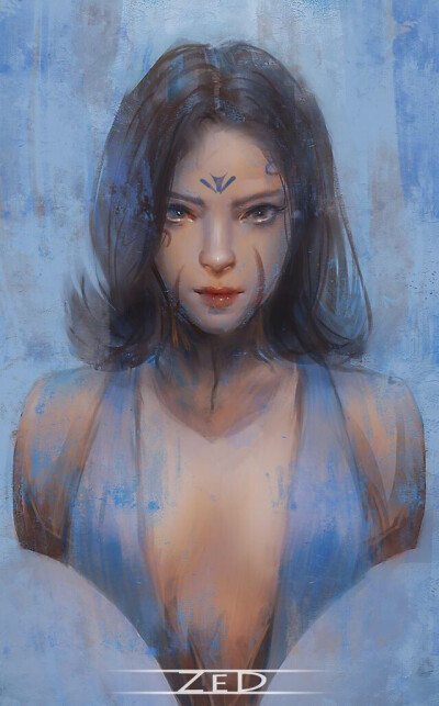 第六十九期-zed 美国插画师 画师笔下让人绝对惊艳的颜值