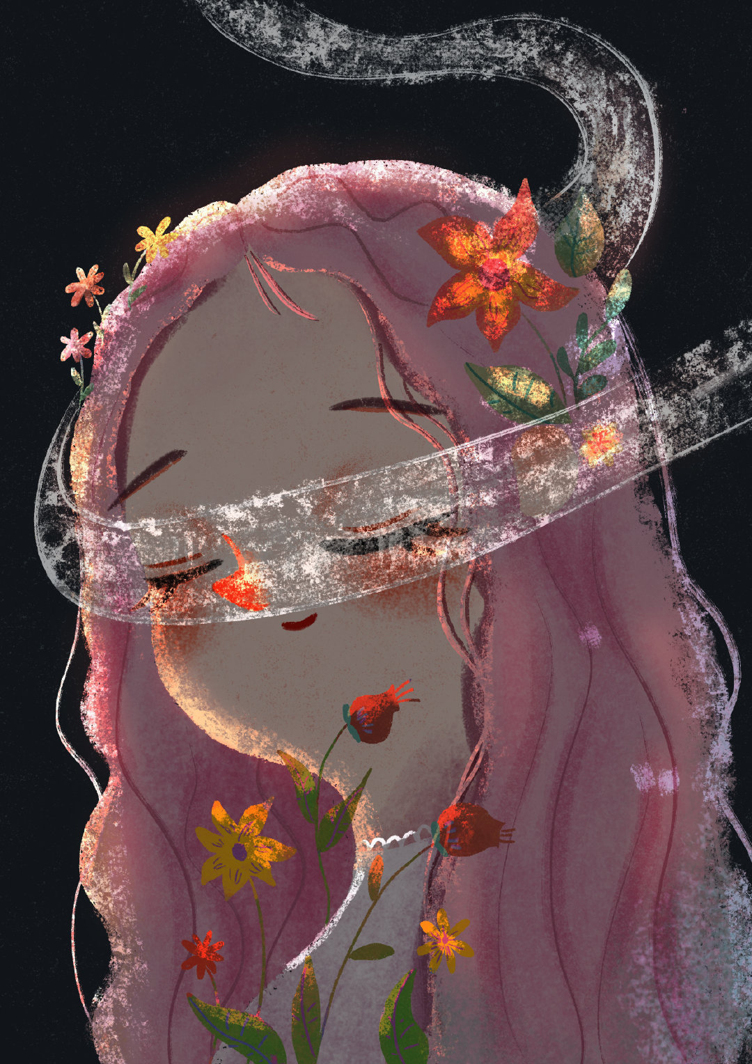minor插画师,插画师heikala 艺术插画 丨 甜美可爱的小女孩 . 插画师 minor