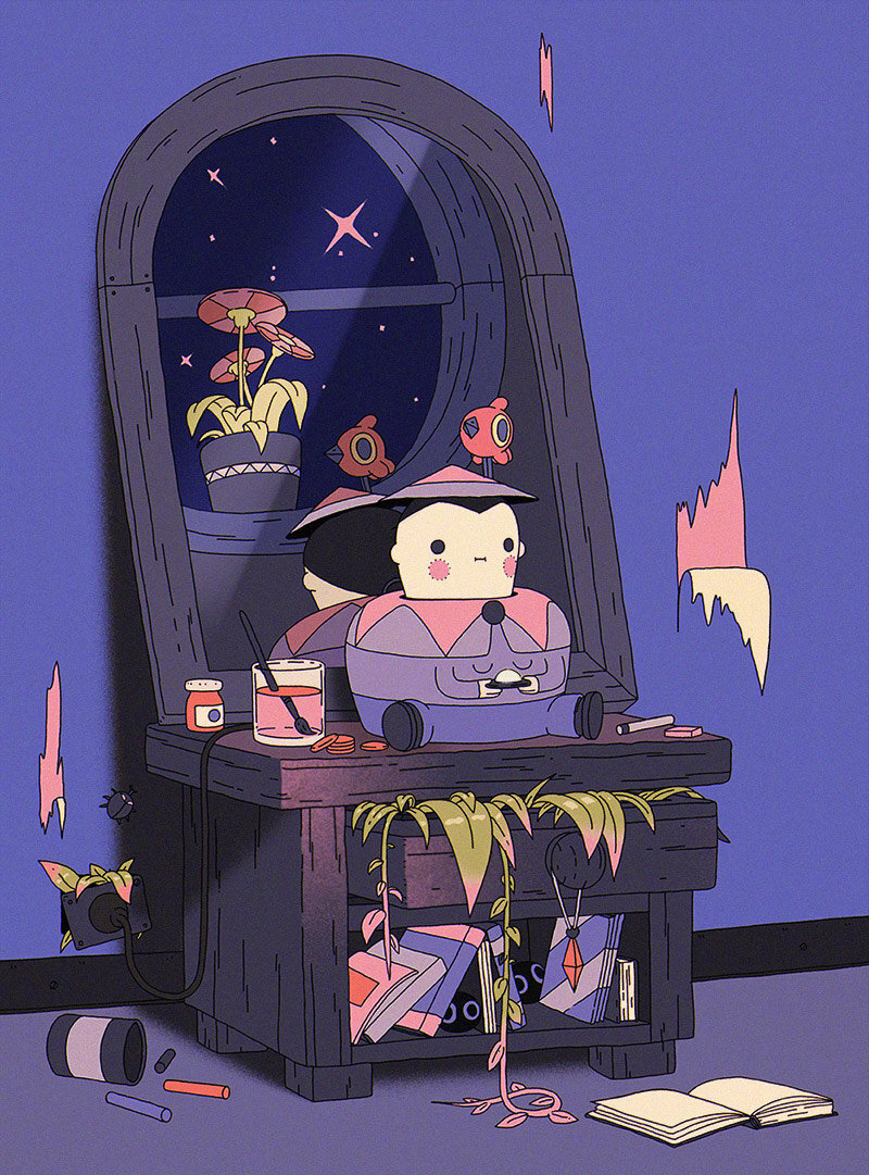 来自插画师 gastón pacheco 绘画作品 | www.behance.