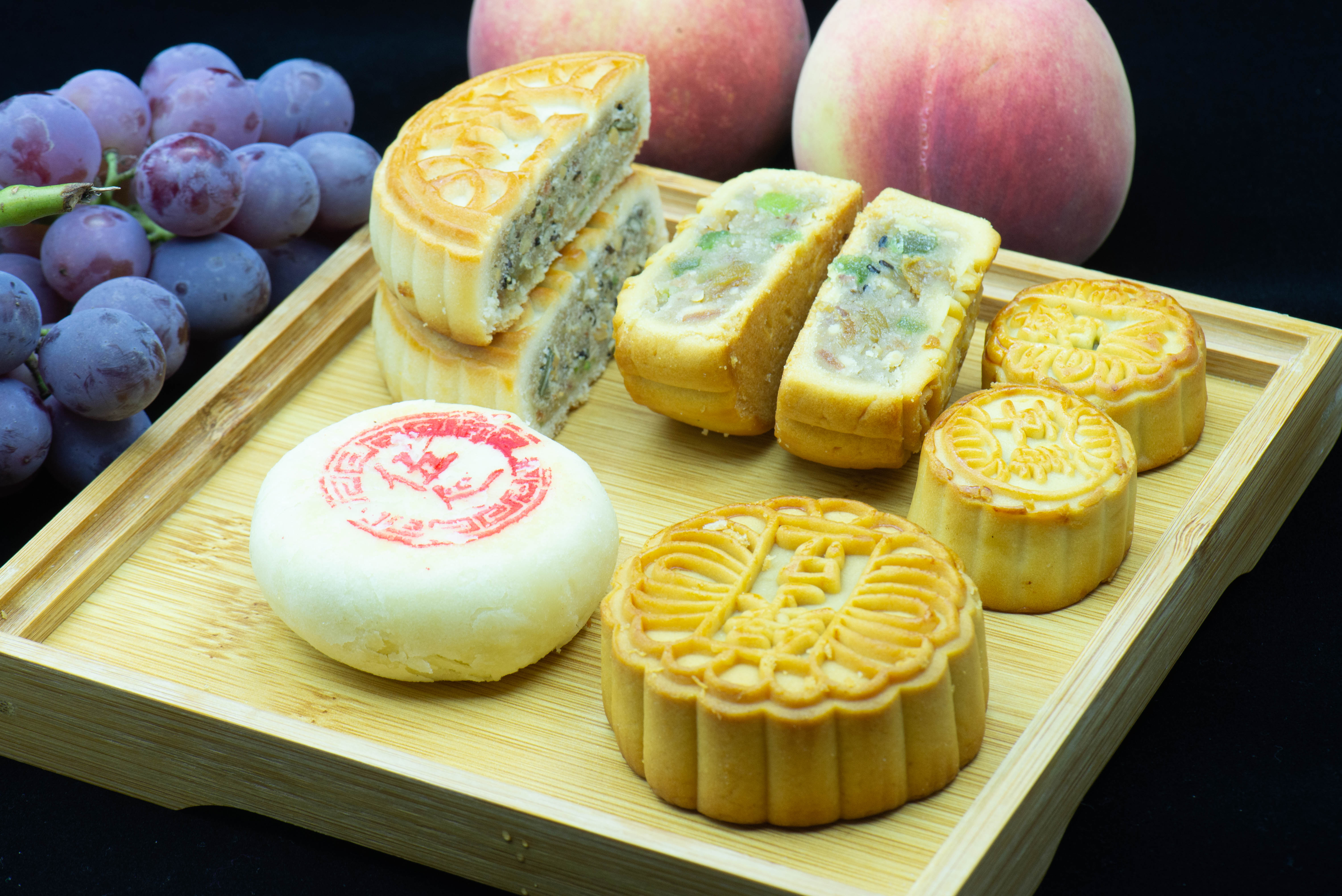 月团 小饼 丰收饼 团圆饼 甜的 面点 馅料 中式糕点 中式点心 中秋节