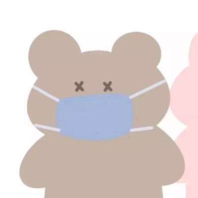 口罩情侣头像