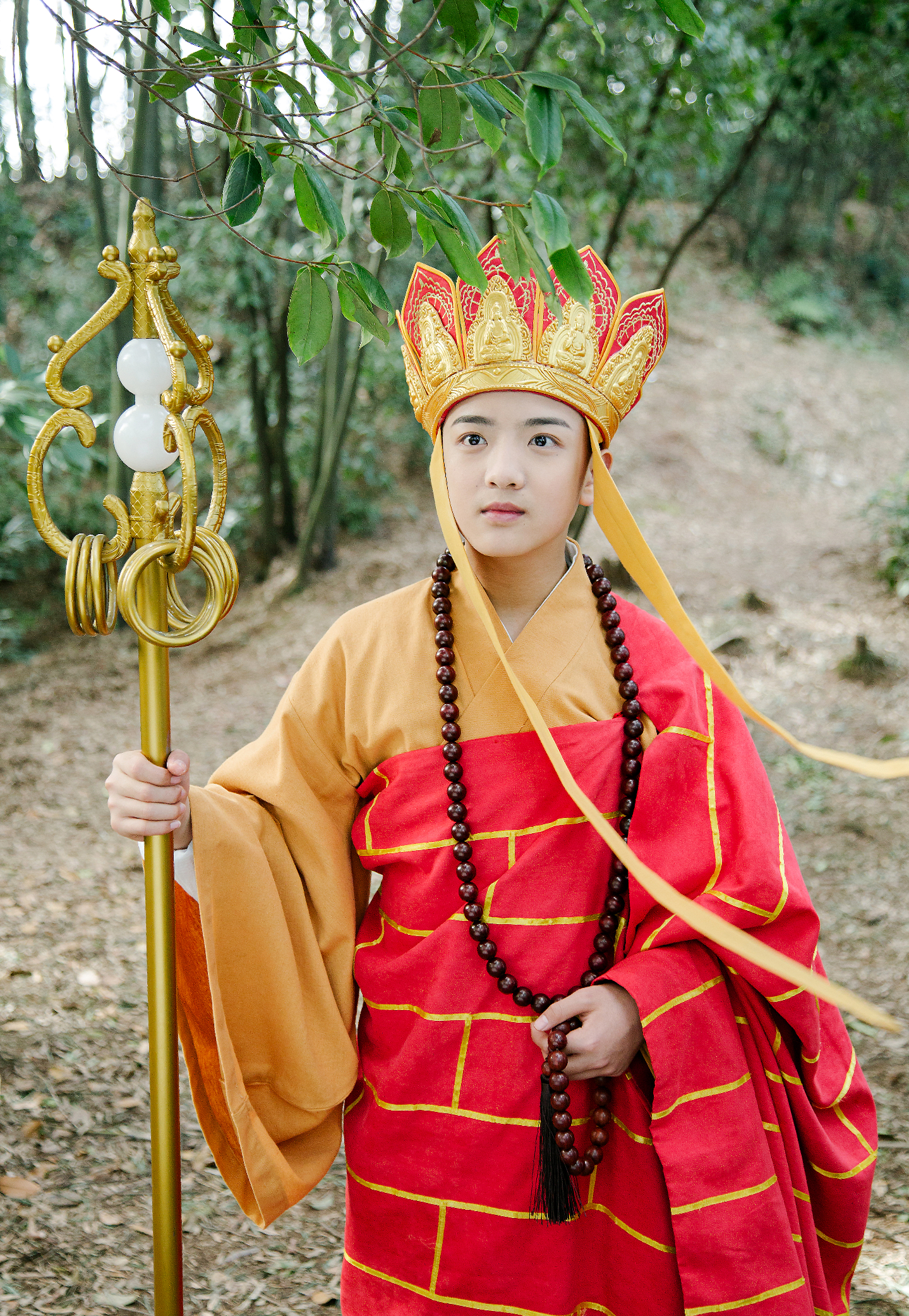 《天真派西游记》――唐僧,金蝉子 段智文(转自:新浪微博:潘礼平团队