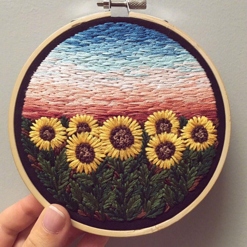 艺术家 river birch threads 刺绣作品 | i: riverbirchthreads