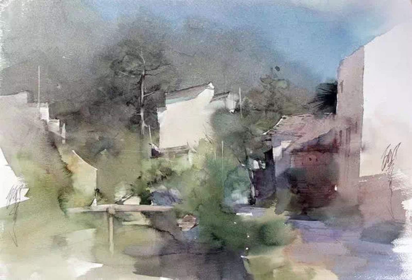 柳毅老师水彩作品