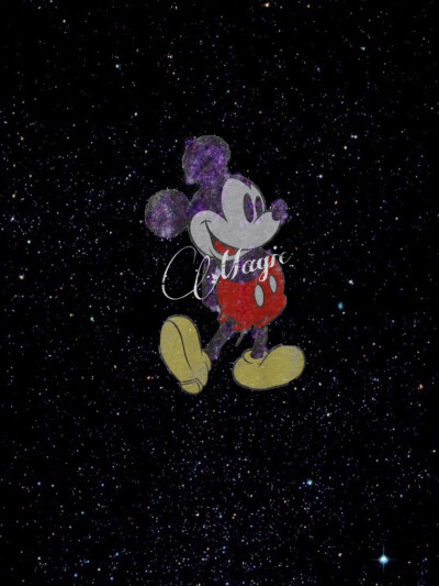 迪士尼米奇星空壁纸图片