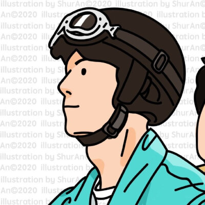《想见你》许光汉涂鸦风治愈系简约插画情侣头像壁纸背景图微博