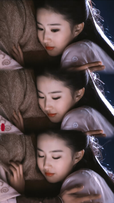 刘亦菲 侧颜杀 壁纸 宝藏女孩 仙女 白浅小龙女 三生三世十里桃花