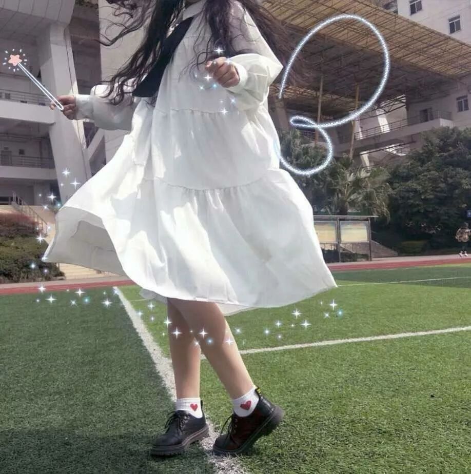 女生仙气半身头像