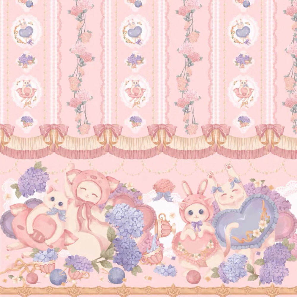 lolita 柄图 背景 封面