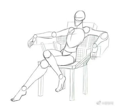 坐姿 人体
