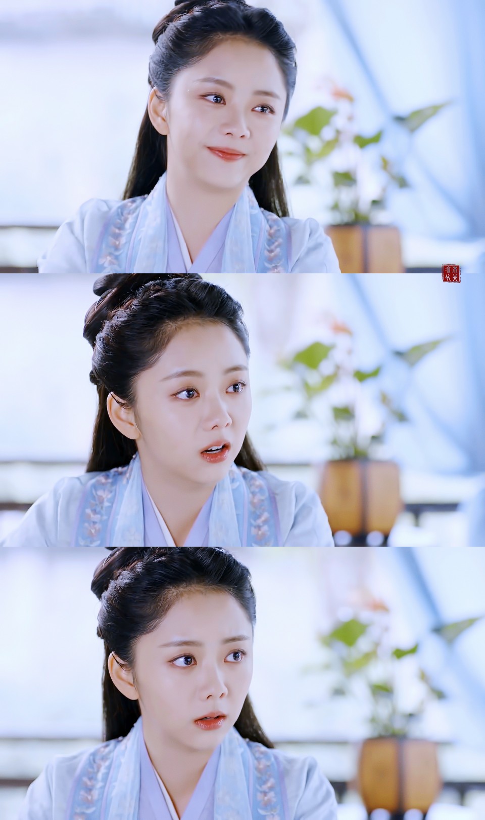 谭松韵#锦衣之下今夏的衣服都好好看哦 最后那件紫色我挺喜欢的