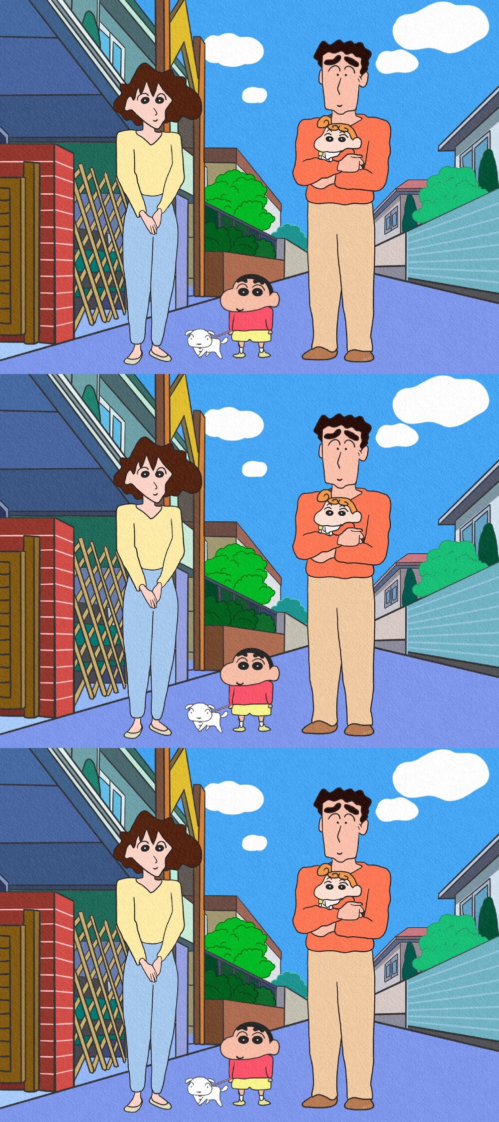 野原一家 cr@萌太甜了