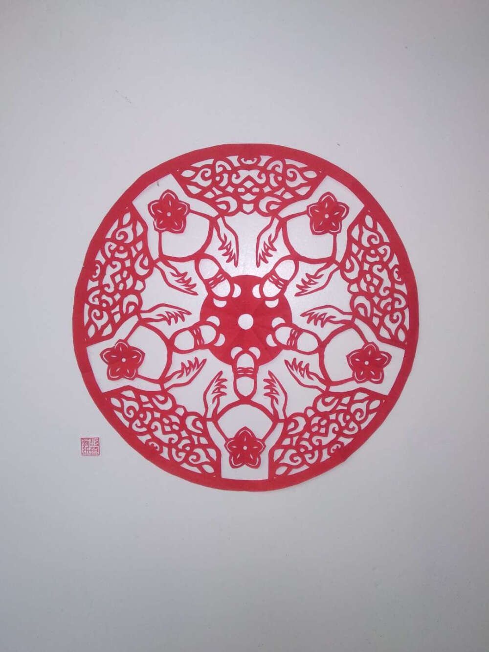 居家不添乱,剪纸祈平安.