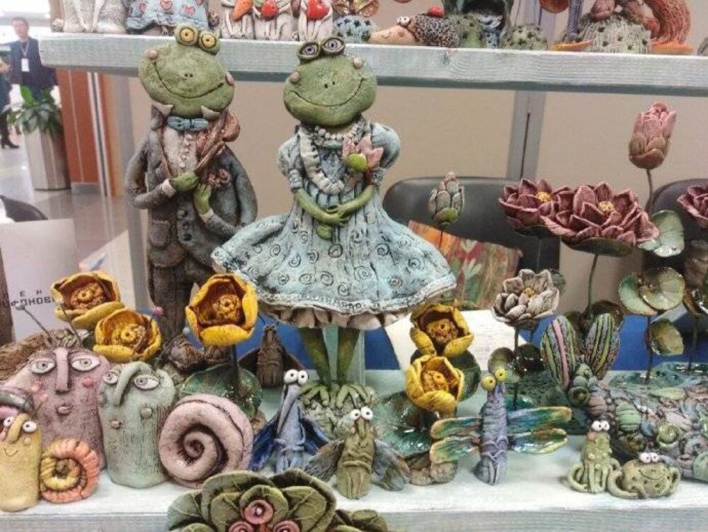 艺术家elena trifonovaa粘土作品