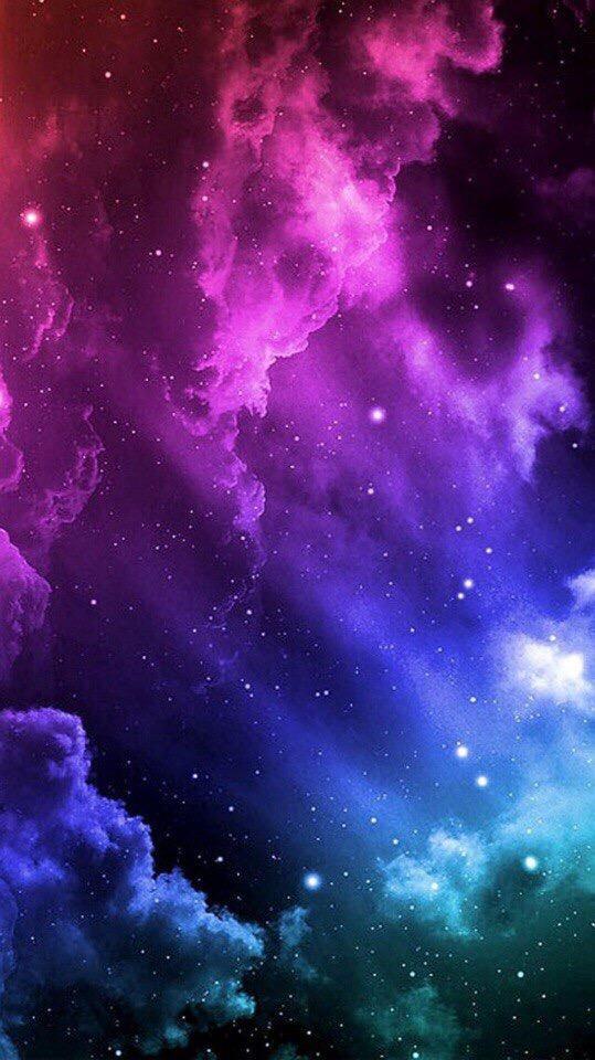 星空手机壁纸 蓝紫色图片