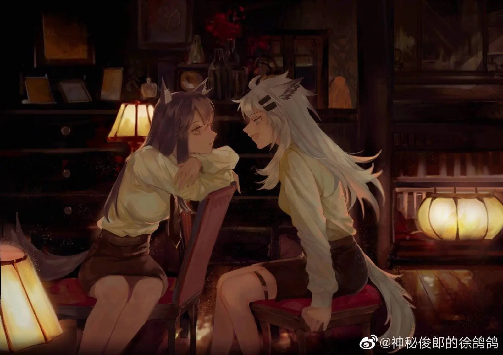 拉普兰德&德克萨斯明日方舟 双狼组 - 堆糖,美图壁纸兴趣社区