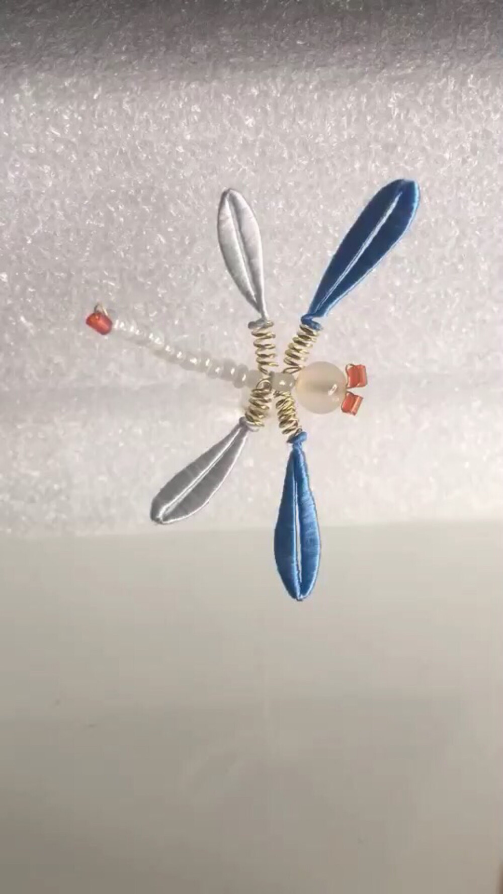 会扑扇翅膀的缠花小蜻蜓