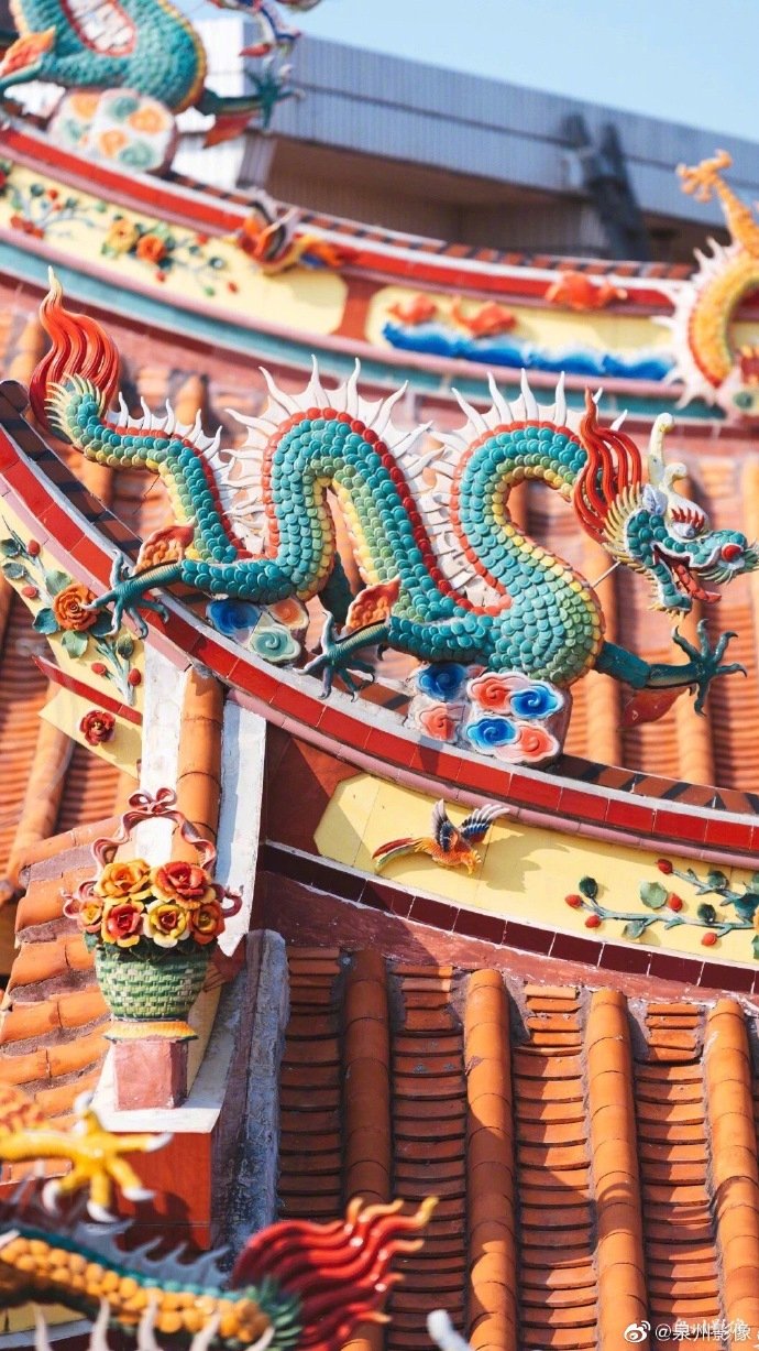 泉州古建上的龙
