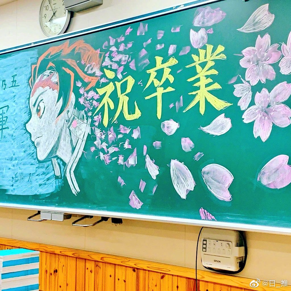 11区的毕业黑板报(via.twi 堆糖,美图壁纸兴趣社区