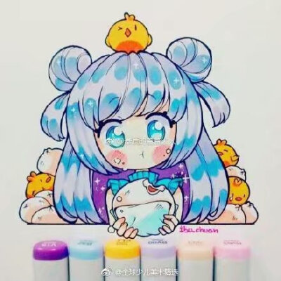 少女心马克笔