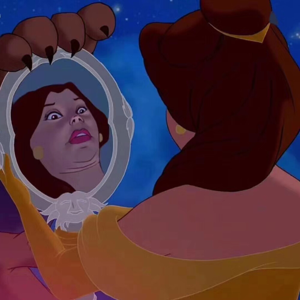 迪士尼公主头像 沙雕图片