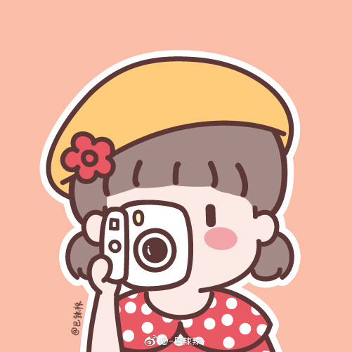 简笔画女头像