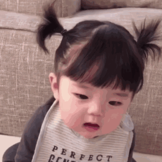 可爱表情包萌娃情侣日常撒娇