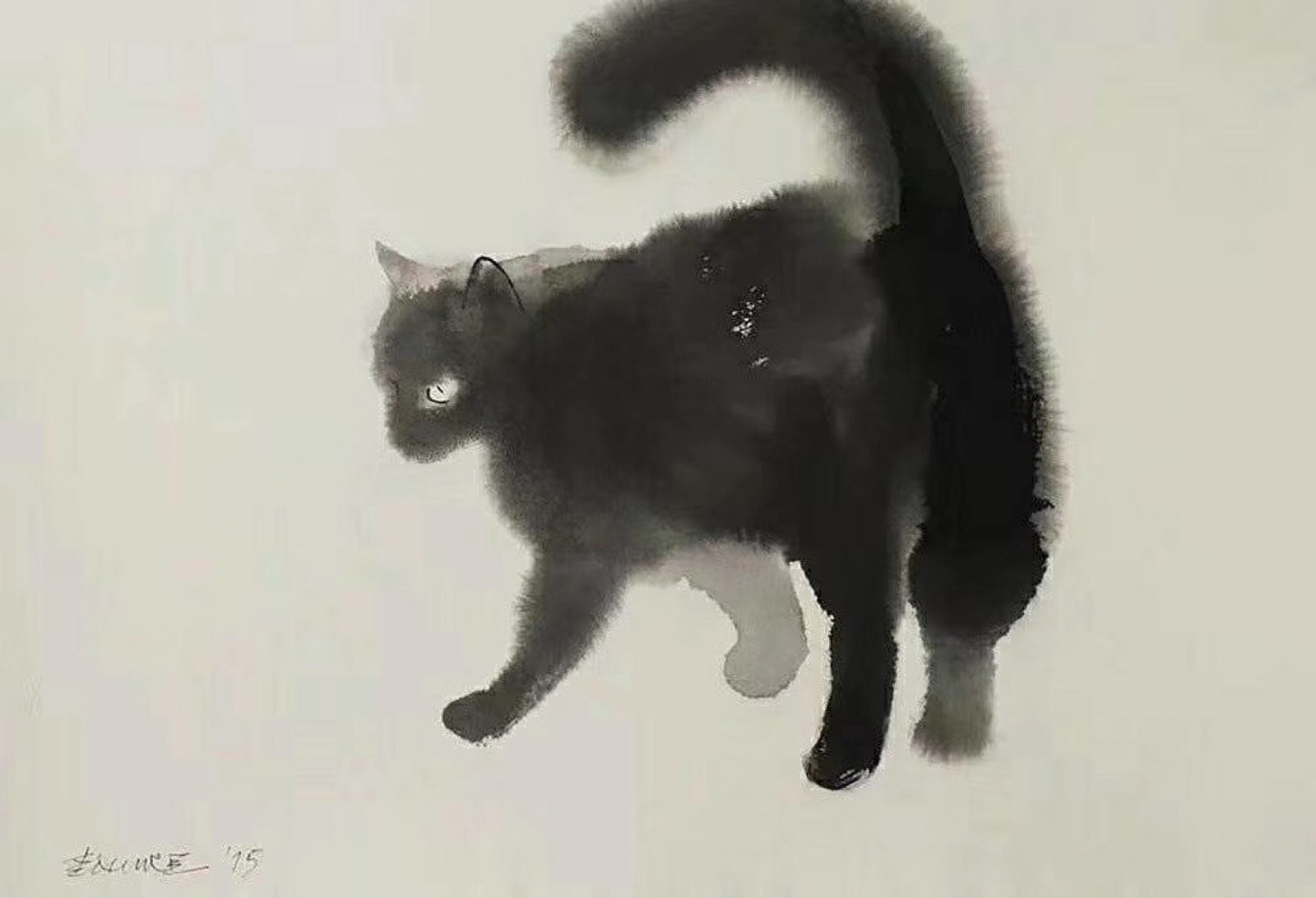 猫 手绘 