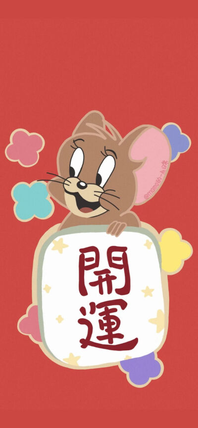 手机壁纸背景图猫和老鼠jerry