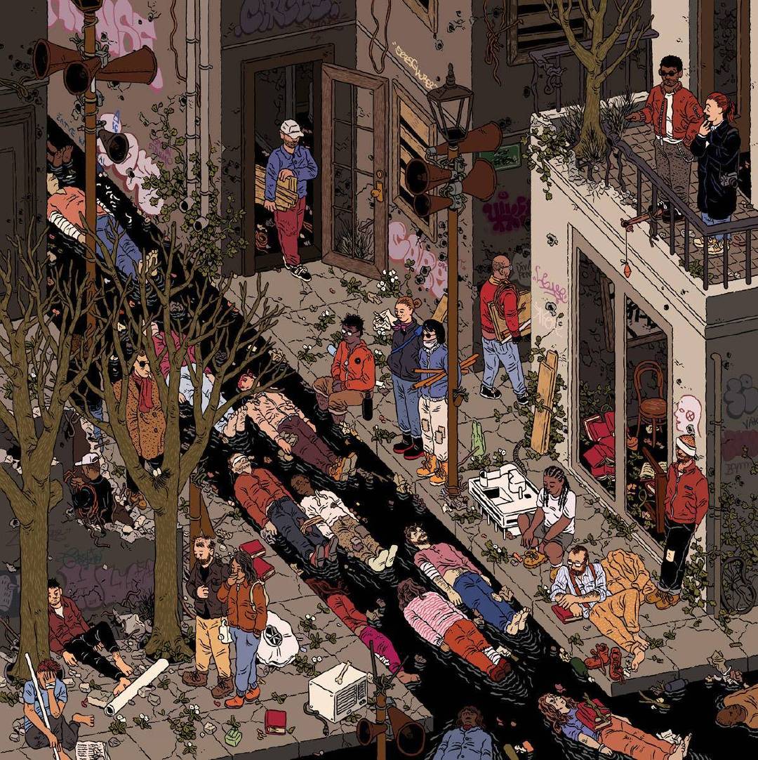 插画师:iiya milstein 纽约街头