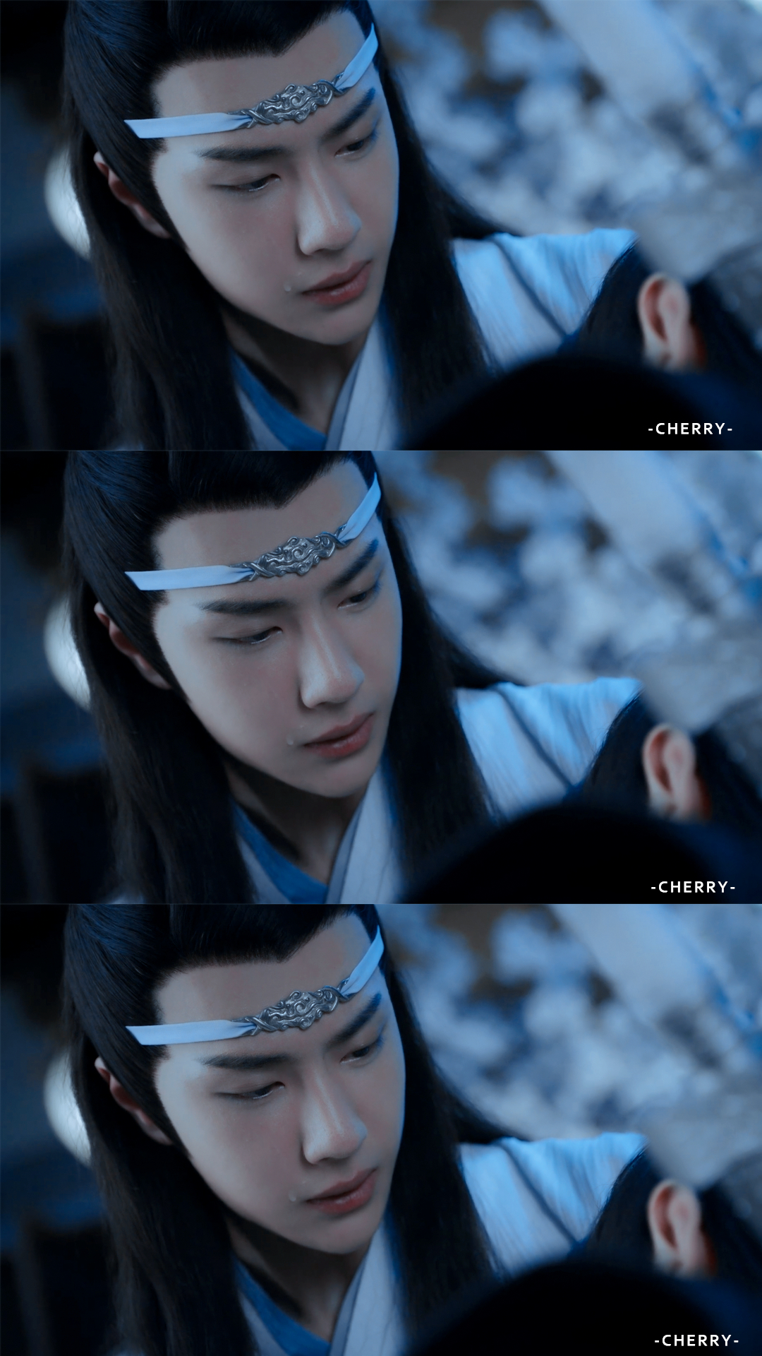 陈情令蓝忘机 截修 @uniq-王一博(仙叽落泪) cr:充电啵 禁二改